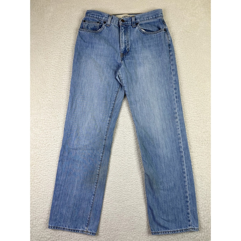 GAP Loose Fit Jeans Women's 8R 28x30 Blue Denim Relaxed Cotton Y2K